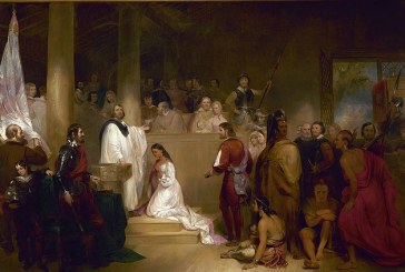 1617: Funeral of Princess Pocahontas in England