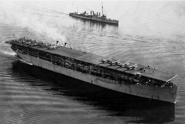 1922: The First American Aircraft Carrier had Carrier Pigeons