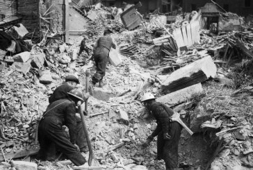 1941: German Luftwaffe Bombs Belfast in Northern Ireland