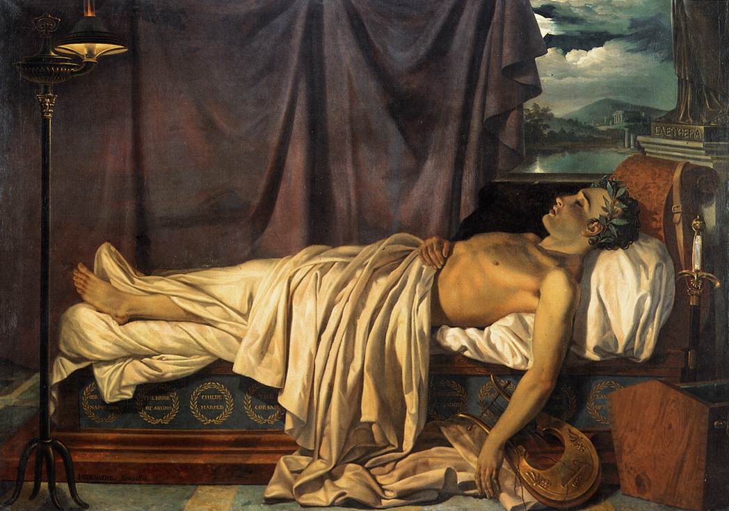 1824: English Lord Byron Dies in Greece as a Hero in the Struggle for Independence from the Ottoman Turks