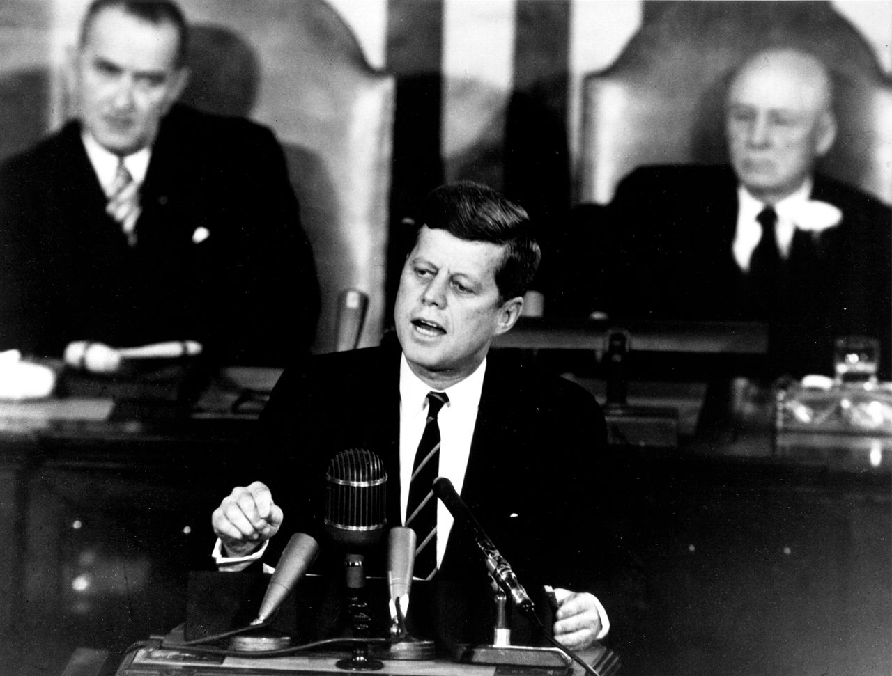 1961: President Kennedy Announces the Apollo Program