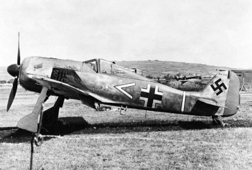 1942: German Focke-Wulf Fw 190 fighter mistakenly landed on a British runway falling into enemy hands