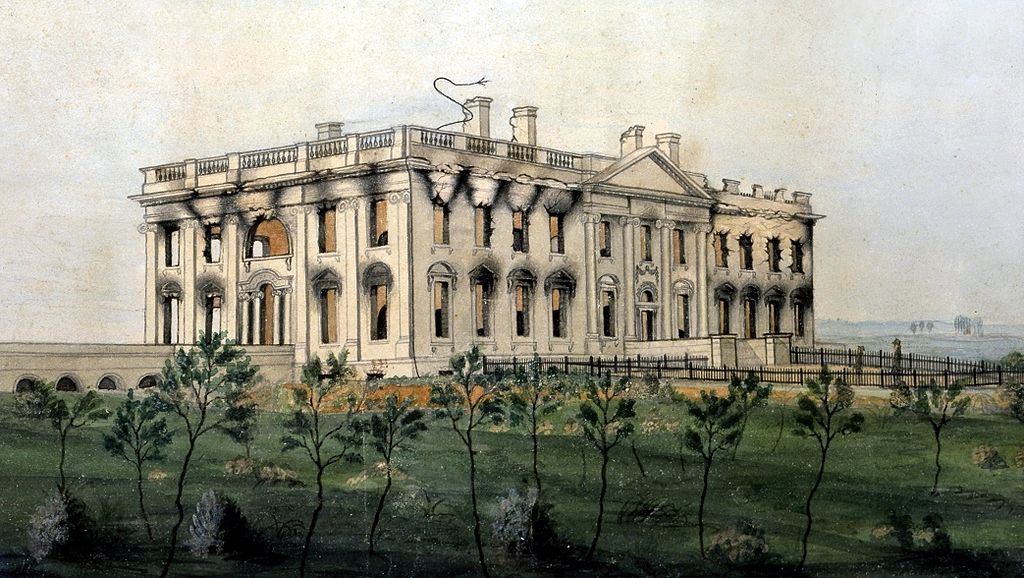1814: Washington and the White House Burned to the Ground