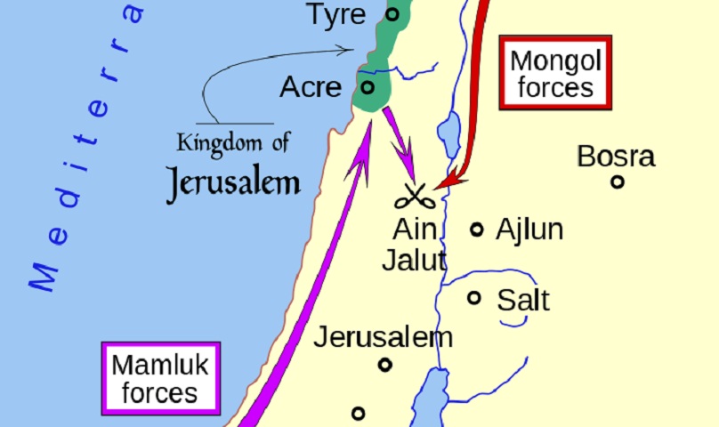 1260: Muslims Defeat Mongols in the Battle of Ain Jalut in Galilee