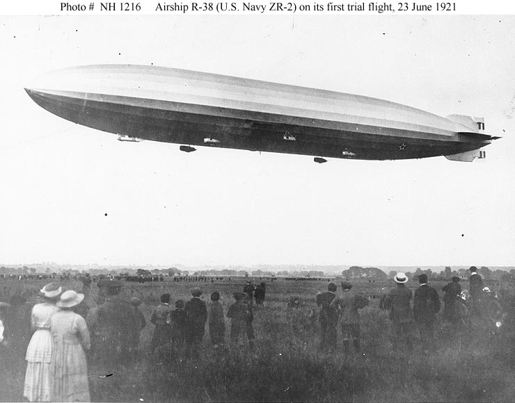 1921: Victims of the R-38-class Airship Crash