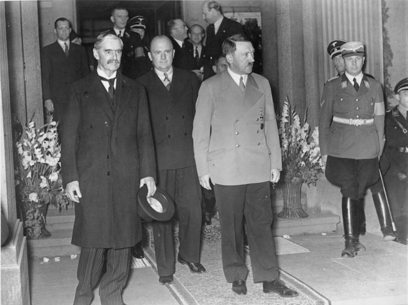 1938: Hitler Meets with British Prime Minister Chamberlain
