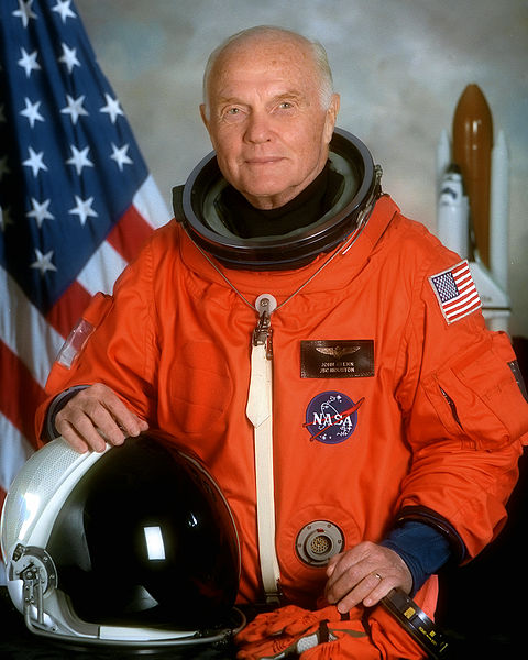 1998: Oldest Astronaut Launched into Space (77-year-old former Senator John Glenn)