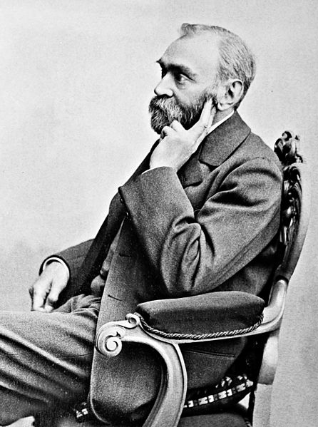 1895: What did Alfred Nobel do out of Guilt?
