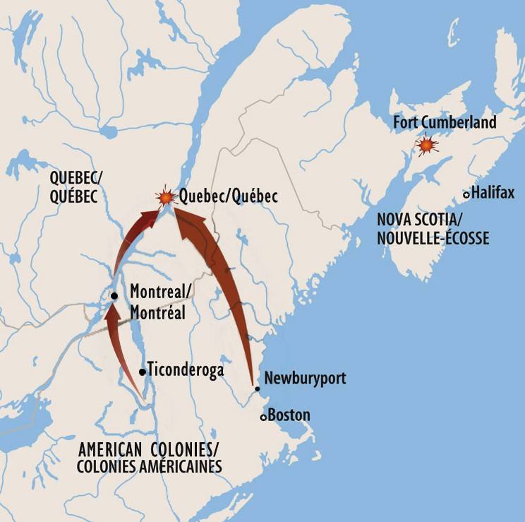 1775: U.S. Military Occupies Part of Canada