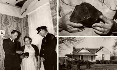 1954: Meteorite Strikes a Woman – Inside a House!