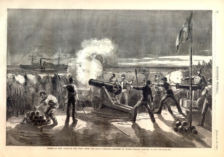 1861: Who Fired the First Shots in the American Civil War?