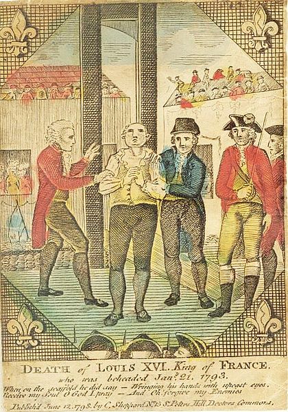 King Louis XVI of France Executed by Guillotine – 1793