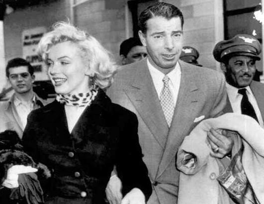 Marilyn Monroe Marries Joe DiMaggio – 1954