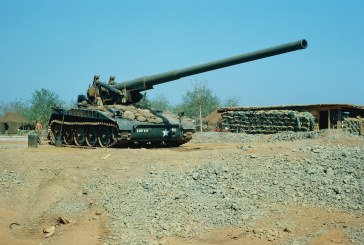PHOTO: M107 175 mm Self-Propelled Gun in Vietnam