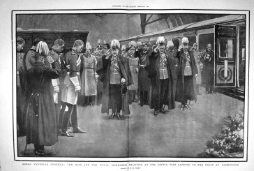 1901: German Emperor Attends the Funeral of his Grandmother – British Queen Victoria