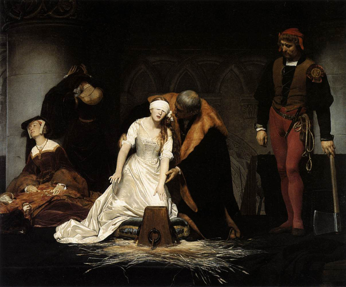 1554: Young English Lady Jane Grey beheaded