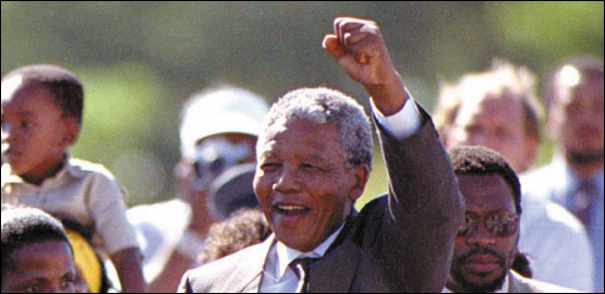 1990: Nelson Mandela Released from Prison after 27 Years
