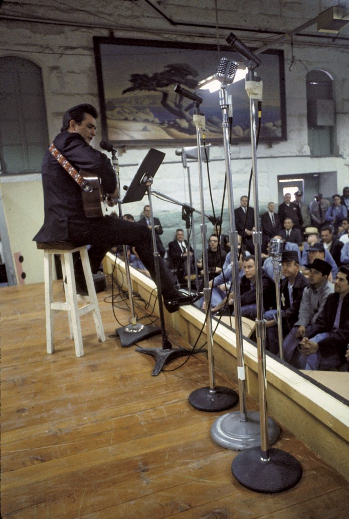 Johnny Cash’s concert at Folsom Prison –  1968.