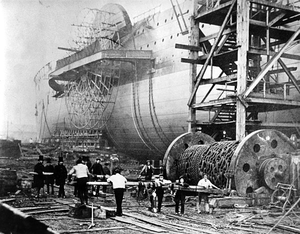 Huge SS Great Eastern Launched – Largest Ship of the 19th Century – 1858