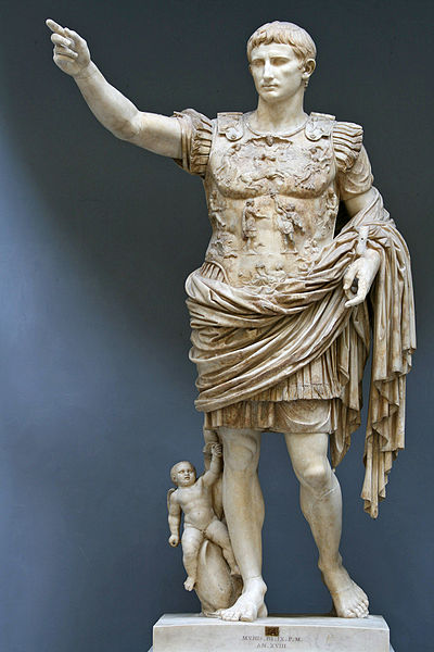 Roman titles: Emperor, Caesar, Augustus (27 BC)