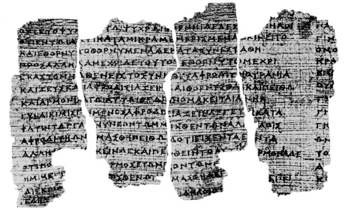 Found papyrus from Derveni – the oldest European manuscript