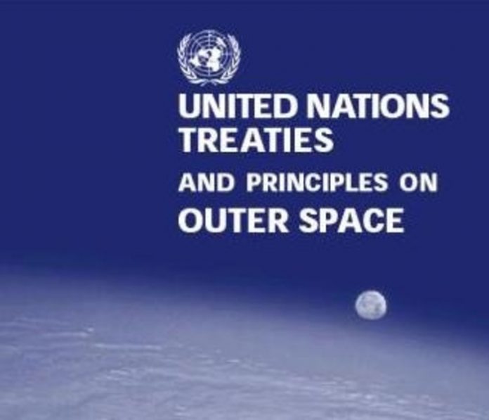 Signing of the International Space Treaty