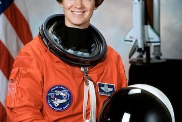 Eileen Collins, the first woman to operate the Space Shuttle – 1995.