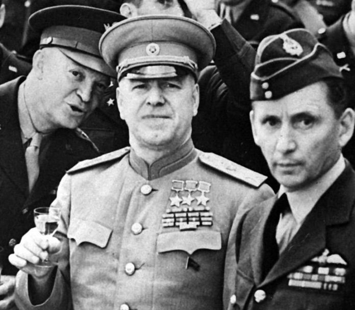 Marshal Georgy Zhukov – four-time hero of the Soviet Union – 1974.