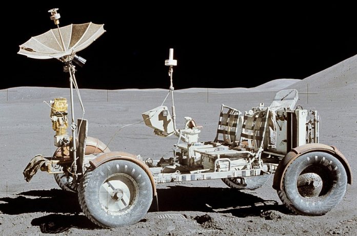 The first ride on the Moon (1971)