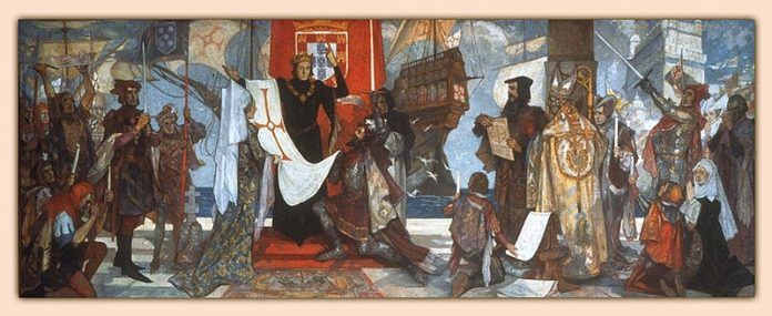 Vasco da Gama set sail for a trip to India