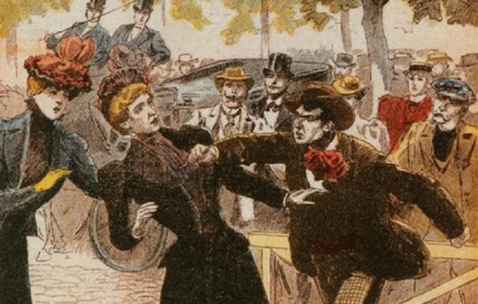 The absurd murder of Empress Elizabeth (Sisi) (1898)